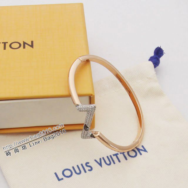 Louis Vuitton新款飾品 路易威登Volt系列手鐲 LV鑽石字母女款手環手鐲  zglv1876